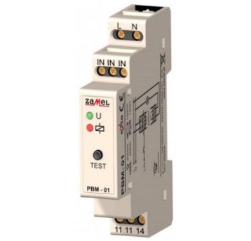PBM-01 Przekaźnik bistabilny TH35 230VAC 16A ZAMEL