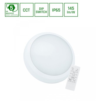Plafon LED RCR IP65 18W/24W NYMPHEA CITY PRO141611