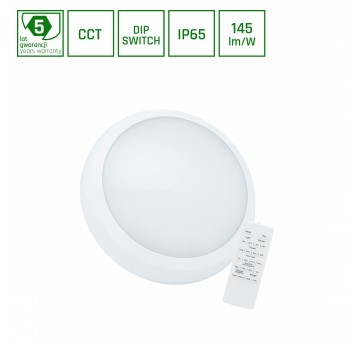 Plafon LED RCR IP65 24W/30W NYMPHEA CITY PRO141628