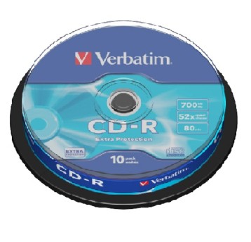 Płyta CD-R 700MB /10 spindel/ VERBATIM