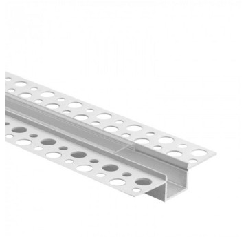 Profil GP02 p/t biały+klosz transpar (2m) EC20640