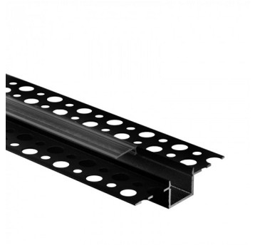 Profil GP02 p/t czarny+klosz transp (2m) EC20643