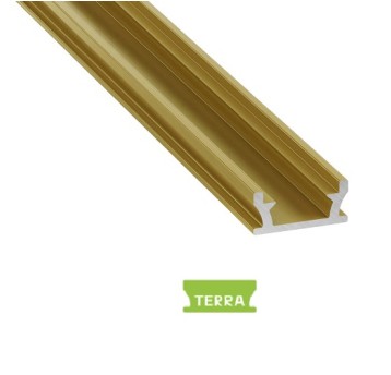 Profil LUMINES TERRA złoty 2m p/t 20x9 974520