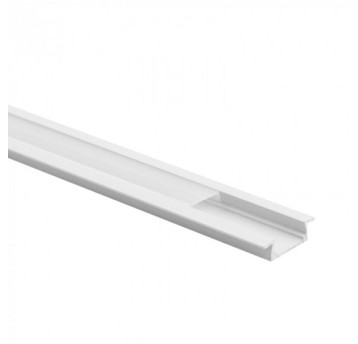 Profil P02 p/t biały+klosz mrożony (2m) EC20611