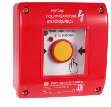 Przeciwpoż. wył.prądu n/t PWP1-W01-B-11-2LED7 SPAM
