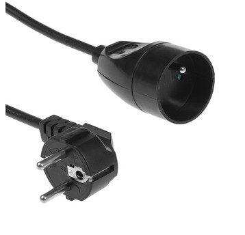 Przedł. 1gn+uz 1,5m czarny 3x1mm2 PS-171/1,5 PLAS