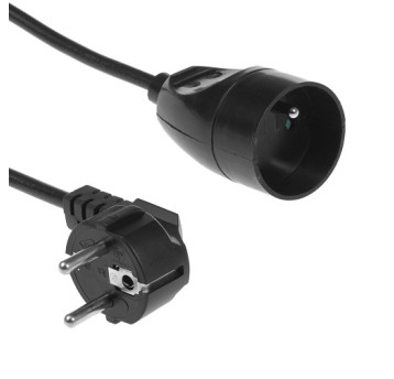 Przedł. 1gn+uz 1,5m czarny PS-171/1,5 PLASTROL