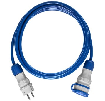 Przedł. 1gn+uz 15m POLIURETAN nieb. 3x1,5 IP54 KEL