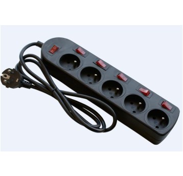 Przedł. 5gn+uz+6wył 1,5m EPS-501,5W6-2 ELGOTECH