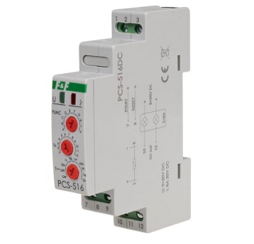 Przekaźnik czasowy 10-funkcyjny PCS-516DC F&F