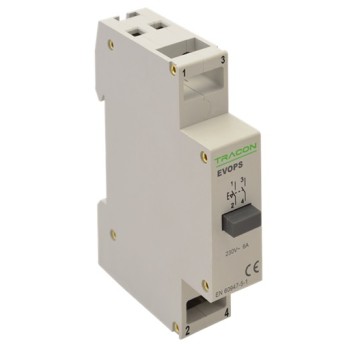 Przełącznik modułowy 230V 2NO EVOPS TRACON