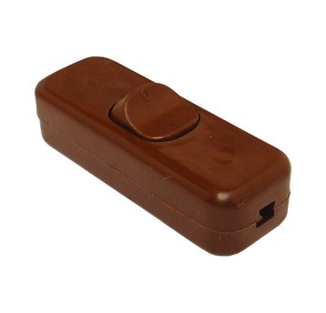 Przełącznik przelotowy 3A/250V brązowy LX3074B