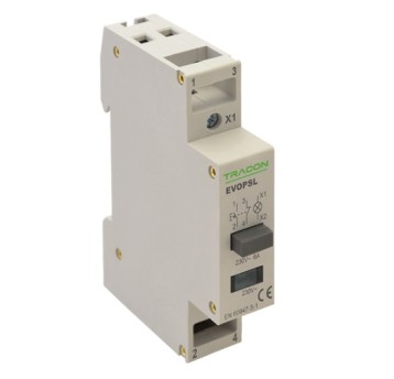 Przełącznik z sygnal. 230V 1NO+1NC EVOPSL TRACON