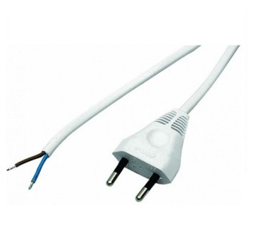 Przewód bez wył. SP 2,5m 2x0,50 biały CET 157182
