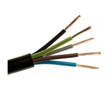 Przewód OWY 5G2,5 CZARNY H05VV-F HELUKABEL