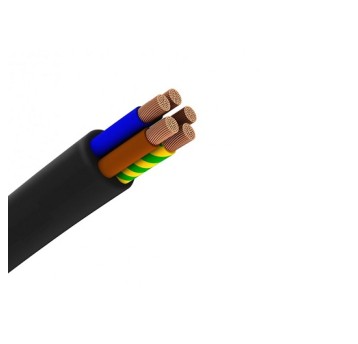 Przewód YLY 5x10 czarny 0,6/1kV