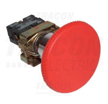 Przycisk awar. grzybkowy, czerwony NYGBR42P