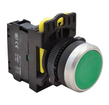 Przycisk kryty zielony NYG3-G 1xNO IP65 TRACON