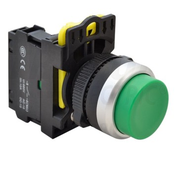 Przycisk wystający zielony NYG3-HG 1xNO IP65 TRAC
