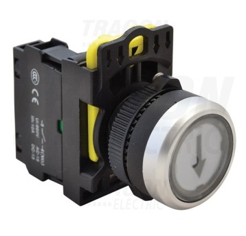 Przycisk z piktogram biały NYG3-P3 1xNO IP65 TRACO