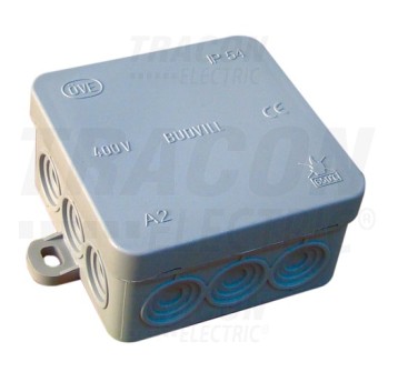 Puszka 75x75x40mm IP54 szara PD75X75 TRACON