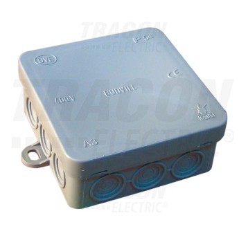 Puszka 85x85x37mm IP54 szara PD85X85 TRACON