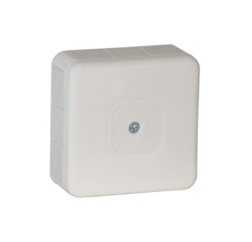 Puszka biała n/t 85x85x37 12-wl. IP55 VP 031-01