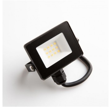 Reflektor LED 10W NW czarny IP65 ECO EC79854