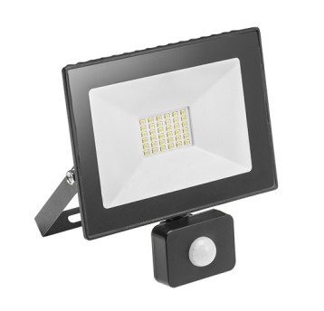 Reflektor LED 30W +czuj. CW czarny G-TECH 464966