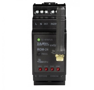 ROM-24 Radiowy odb. moduł. 4-kanał EXTA LIFE ZAMEL