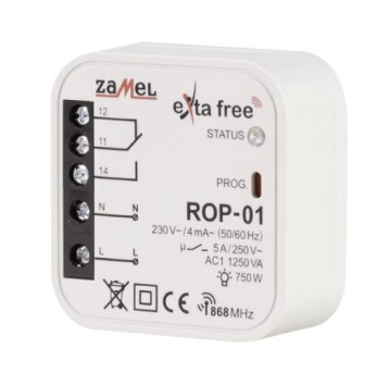 ROP-01 Radiowy odbiornik dopuszkowy 1-kanał. ZAMEL