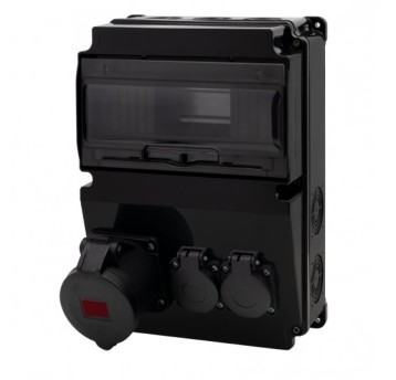 Rozdz 10xS Gn.32/5 230Vx2 czarna F-EL 611092