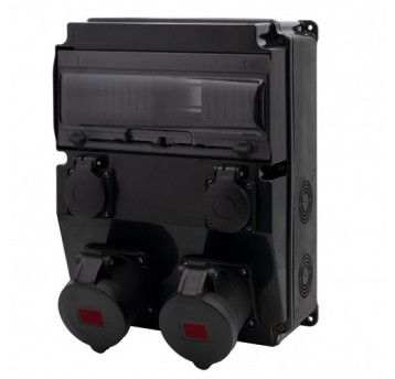 Rozdz 12xS Gn.16/5 32/5 230Vx2 czarna F-EL 611375