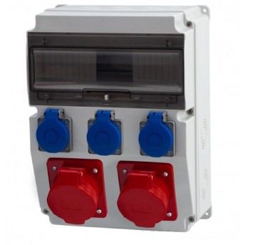 Rozdz 12xS Gn.32/5 16/5 230Vx3 IP44 F-EL 706949