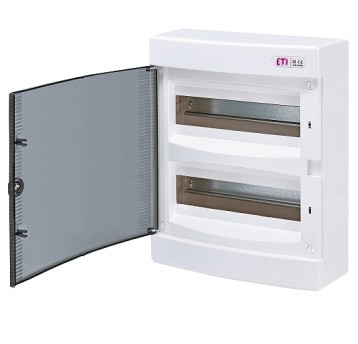 Rozdz. 24mod.n/t IP40 2x12 ECT24PT-S d.przezr ETI