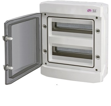 Rozdz. 24mod.n/t IP65 2x12 ECH-24PT-s d.trans. ETI