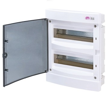 Rozdz. 24mod.p/t IP40 2x12 ECM24PT-s d.przez. ETI