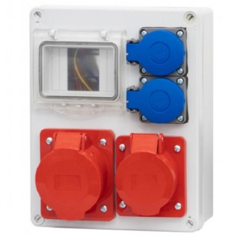 Rozdz 4xS Gn.16/5x2 230Vx2 IP44 F.ELEKTRO F3.0073