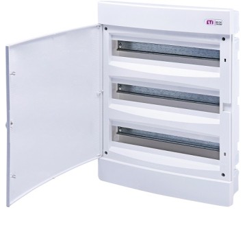 Rozdz. 54mod.p/t IP40 3x18 ECM3x18PO-s d.białe ETI