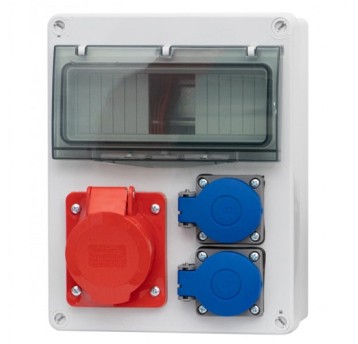 Rozdz 8xS Gn.16/5 230Vx2 IP44 F-ELEKTRO F3.0075