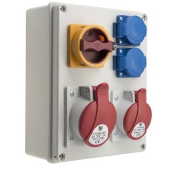 Rozdz Gn.32/5 16/5 230Vx2 wył.01 IP44 PAW B.1094W