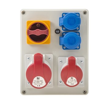 Rozdz Gn.32/5 16/5 230Vx2 wył.LP IP44 B.1095W PAW