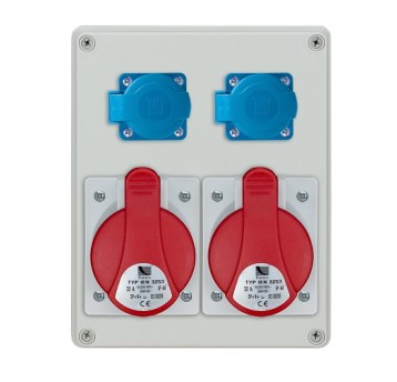 Rozdz Gn.32/5x2 230Vx2 IP44 PAWBOL B.1099