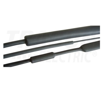 Rurka z klejem 16/4 czarna [1m] ZS16/4R TRACON