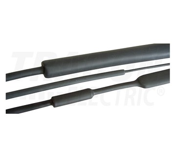 Rurka z klejem 30/8 czarna [1m] ZS30/8R TRACON