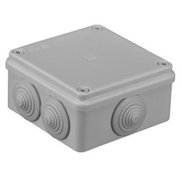 S-BOX 106 szara 100x100x50 IP65 z dławikami PAWBOL