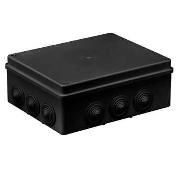 S-BOX 506C czarna 240x190x90 IP65 dławiki PAWBOL