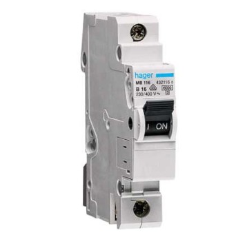 S301 B 6A wył. nadpr. HAGER MBN106E