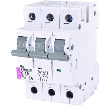 S303 C16A wył. nadpr. ETI ETIMAT6 3P C16 265658