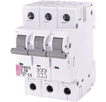 S303 C16A wył. nadpr. ETI ETIMAT6 3P C16 265658